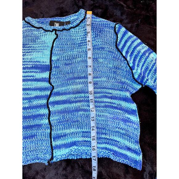 THE RAGGED PRIEST CROP PATCHWORK KNIT SWEATER - Picture 7 of 8